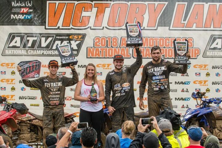 thomas brown wins at atvmx redbud national, Redbud MX Podium