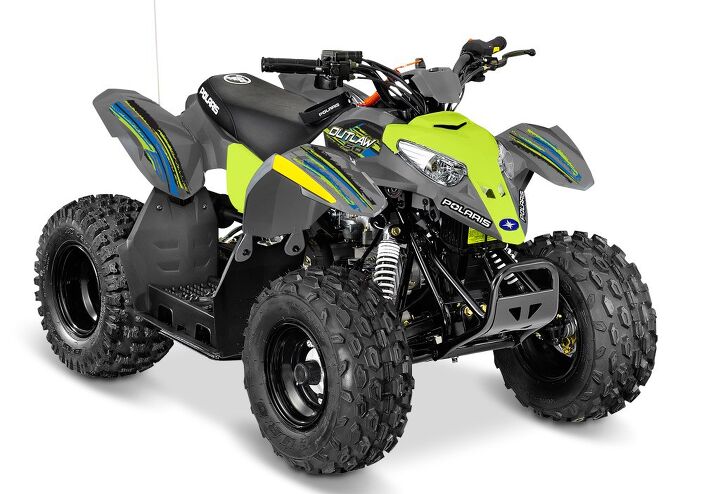 polaris four wheelers lineup has something for every budget, Polaris Outlaw 50