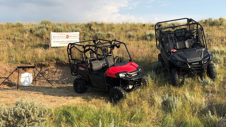 long range rifle shooting with the honda pioneer, Honda Pioneer Rifle Range