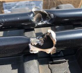 long range rifle shooting with the honda pioneer, Rifle Target Damage
