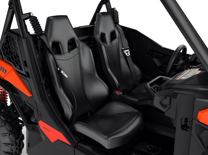 the innovative engineering that goes into every can am model, Can Am Maverick Trail Seats