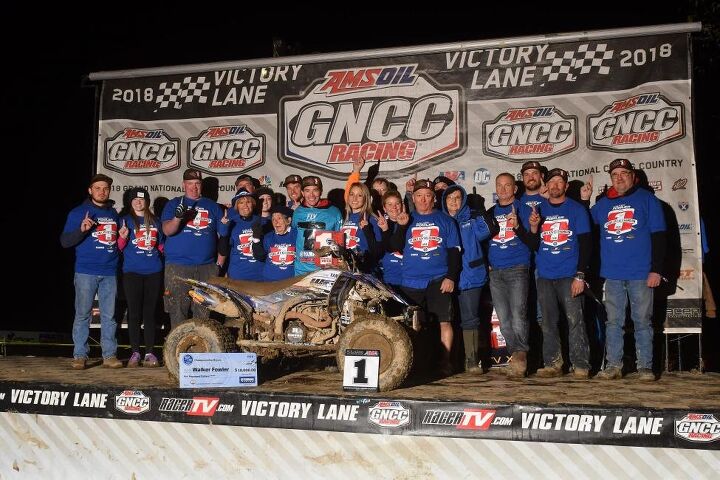 walker fowler wins fourth gncc championship, Walker Fowler Celebration