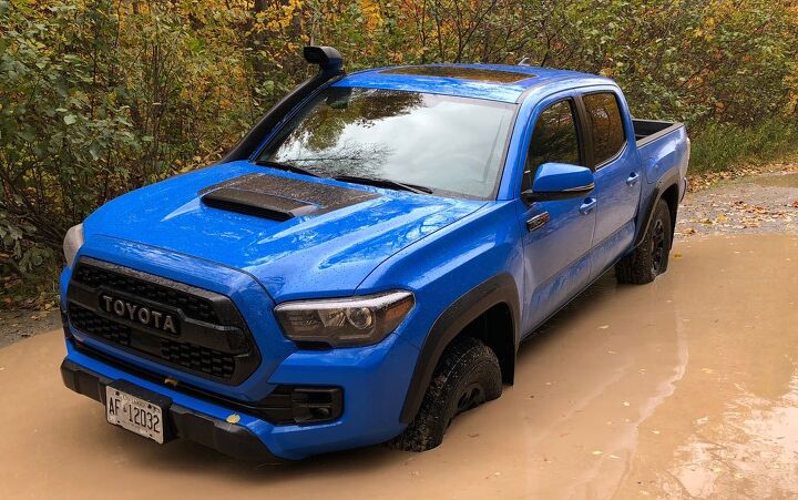 off road riding with toyota trd pro trucks and yamaha, Toyota Tacoma TRD Pro Water 2