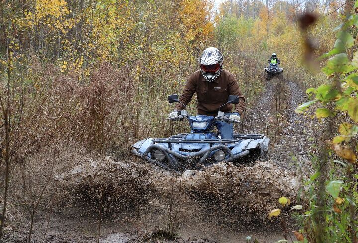 off road riding with toyota trd pro trucks and yamaha, Yamaha Grizzly SE Water