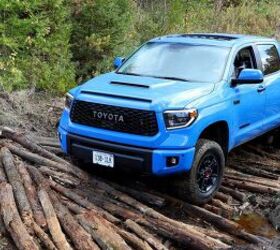 off road riding with toyota trd pro trucks and yamaha, Toyota Tundra TRD Pro Logs