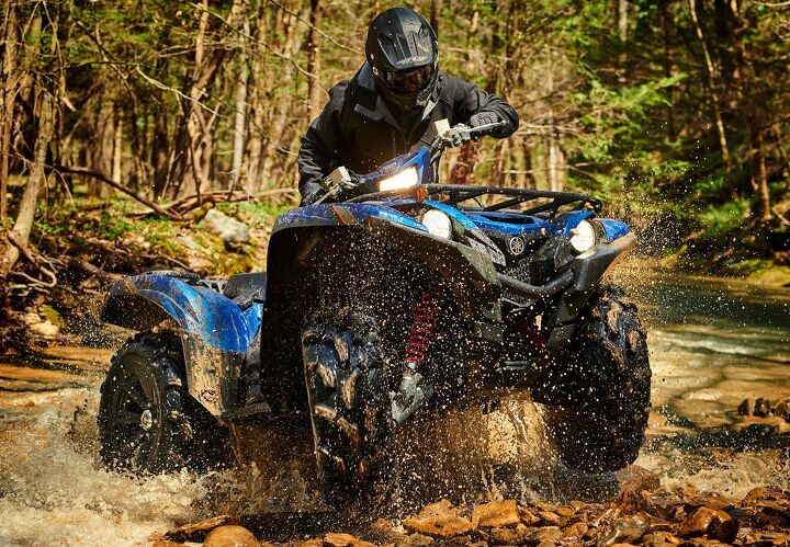 2019 atv com atv of the year, Yamaha Grizzly SE Action