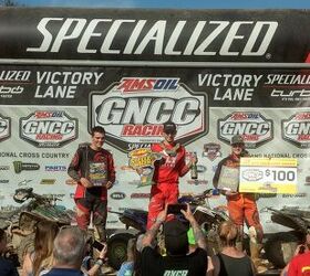fowler continues hot start with win at fmf steele creek gncc, Steele Creek GNCC XC2 Podium