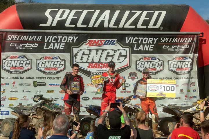 fowler continues hot start with win at fmf steele creek gncc, Steele Creek GNCC XC2 Podium