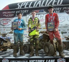 fowler continues hot start with win at fmf steele creek gncc, Steele Creek GNCC Youth Podium