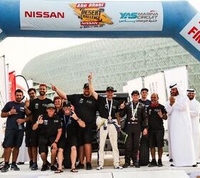can am s currie wins utv class at abu dhabi desert challenge, Casey Currie Podium