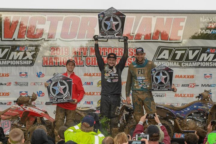 thomas brown wins underground atvmx national, Underground ATVMX Podium