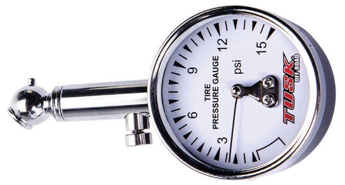 save big on 7 tools for your shop or the trail, Tusk Low Pressure Tire Gauge
