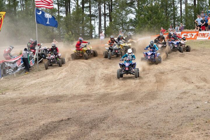 chris borich wins cst tires camp coker bullet gncc, Camp Coker GNCC Holeshot