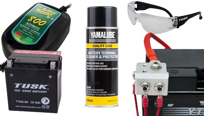 save on atv batteries and battery maintenance products