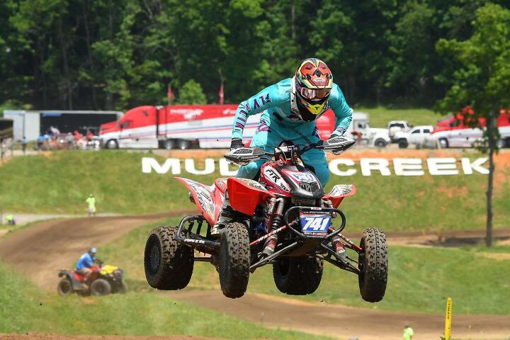 hetrick sweeps motos at muddy creek atvmx, Westley Wolfe Muddy Creek