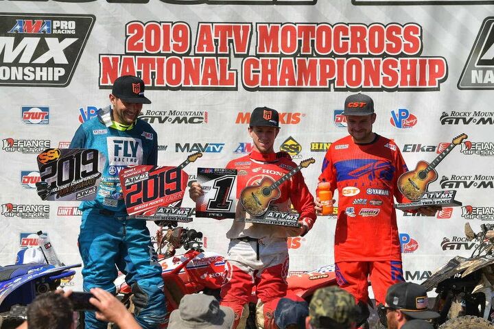 hetrick sweeps motos at muddy creek atvmx, Muddy Creek ATVMX Podium