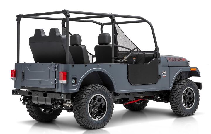 mahindra unveils roxor a t with automatic transmission, Mahindra ROXOR A T Rear