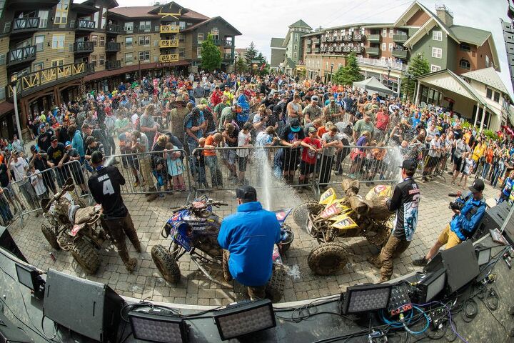 fowler extends championship lead with win at snowshoe gncc, Showshoe GNCC XC1 Podium Champagne