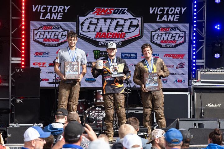 fowler extends championship lead with win at snowshoe gncc, Showshoe GNCC XC2 Podium