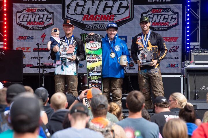 fowler extends championship lead with win at snowshoe gncc, Showshoe GNCC XC1 Podium
