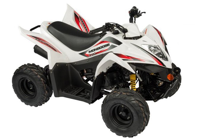 youth atv and utv buyer s guide, Kymco Mongoose 70S