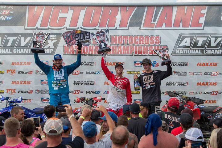 hetrick sweeps motos at unadilla atvmx national, Unadilla ATVMX Podium