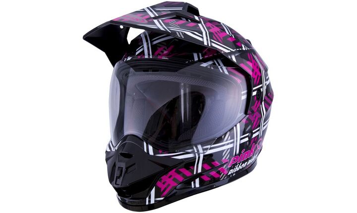 atv com mother s day gift guide, GMAX GM11D Pink Ribbon Riders Helmet