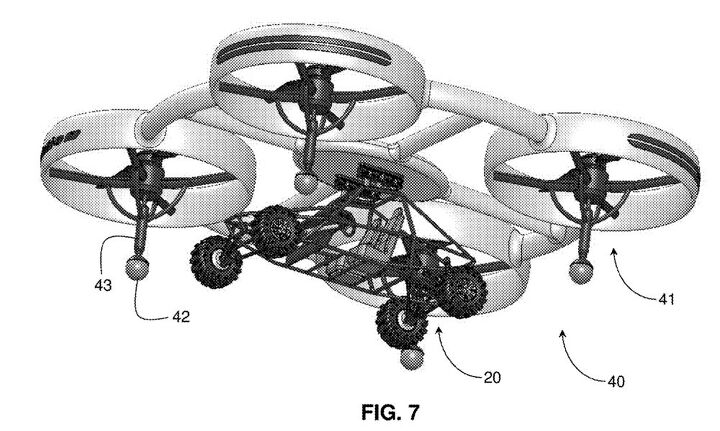 check out this new flying utv patent, Flying UTV Drone