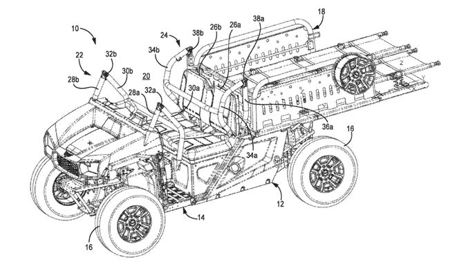 arctic cat working on foldable rops for utvs