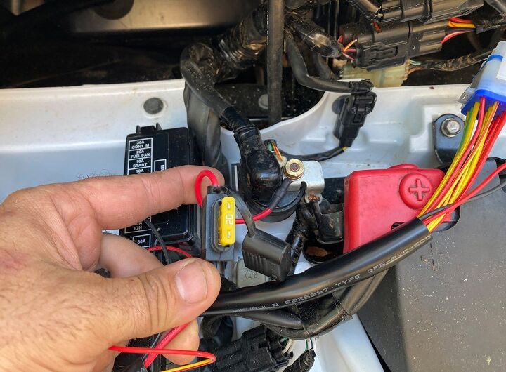 honda pioneer 1000 wiring harness and switch plate install, Honda Pioneer Wiring Harness and Switch Plate 14