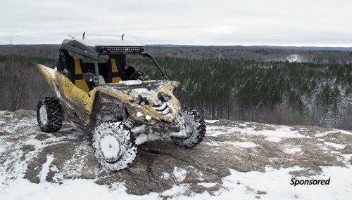 how to drive a utv in the snow