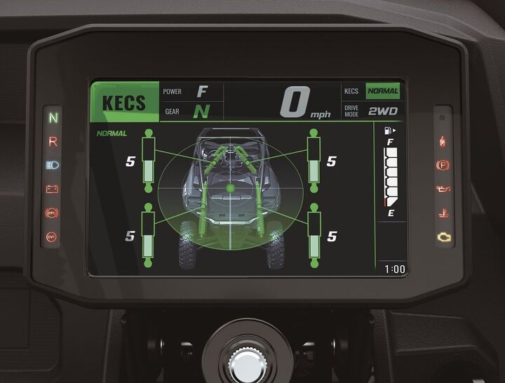 2021 kawasaki teryx krx 1000 es preview, 2021 Kawasaki Teryx KRX 1000 eS Display