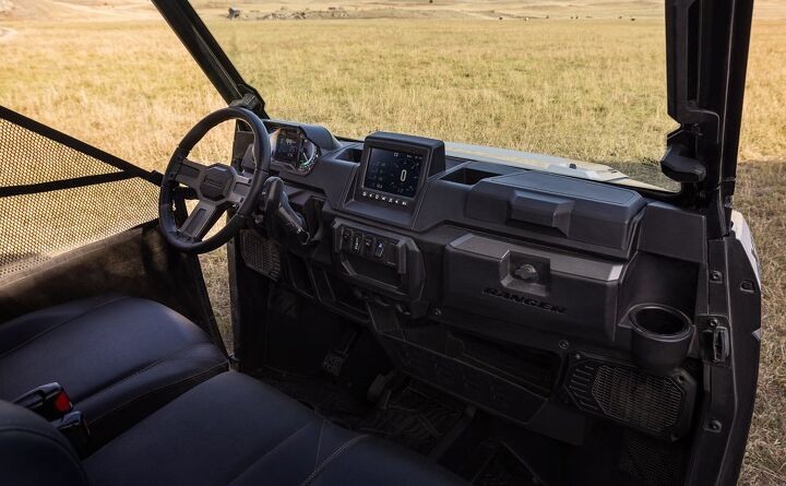 all electric polaris ranger xp kinetic unveiled, 2022 Polaris Ranger XP Ultimate Interior