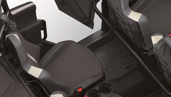 kawasaki s new teryx krx4 1000, Kawasaki Teryx KRX4 1000 rear seat overhead