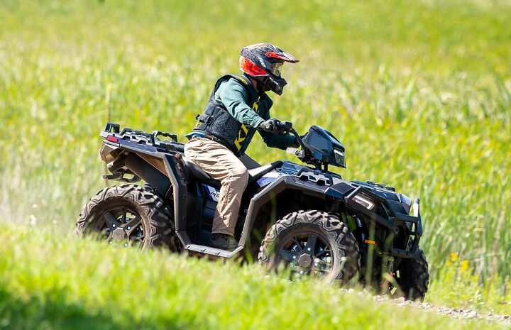 tread lightly announces polaris adventures as newest official partner, 2022 Polaris Sportsman 570 Right