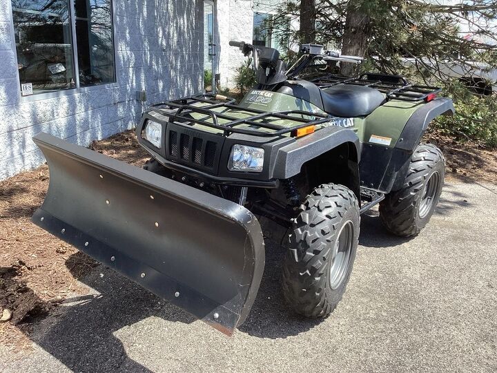 very low miles used around the yard kfi 2500 pound winch kfi poly plow ifs