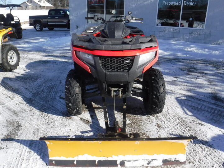 warn winch plow 4x4 low miles 2016 arctic cat alterra 700features