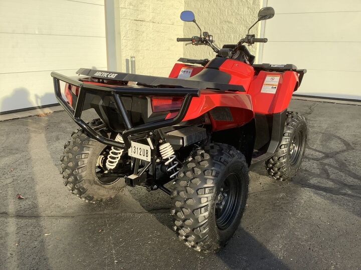 only 72 miles warn 2500lb winch front and rear arctic cat big bumpers mirrors