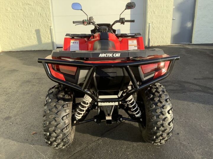 only 72 miles warn 2500lb winch front and rear arctic cat big bumpers mirrors