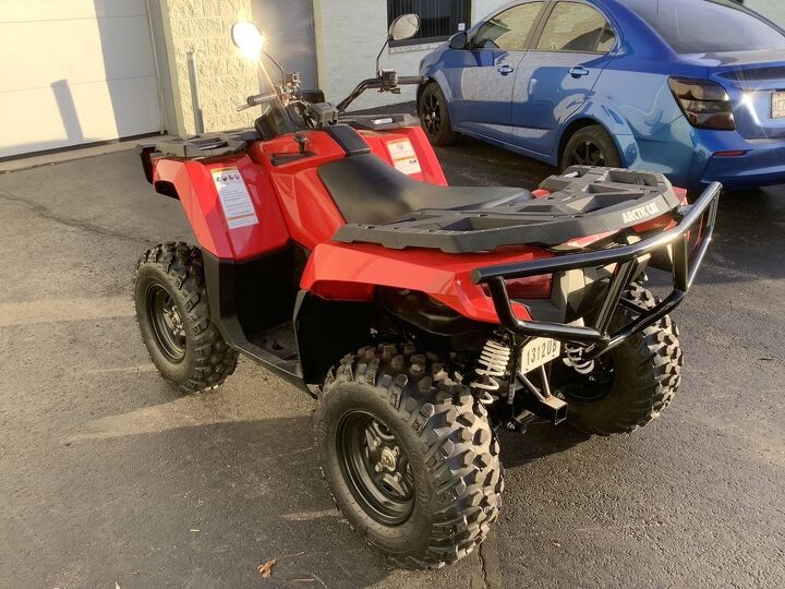 only 72 miles warn 2500lb winch front and rear arctic cat big bumpers mirrors