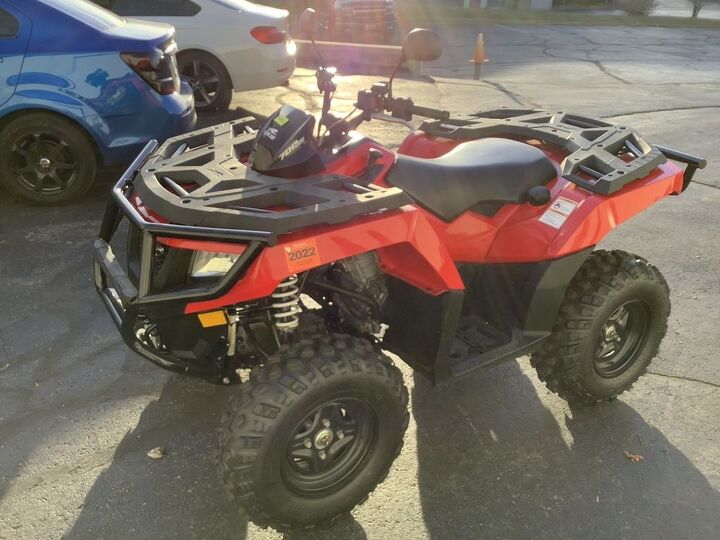 only 72 miles warn 2500lb winch front and rear arctic cat big bumpers mirrors
