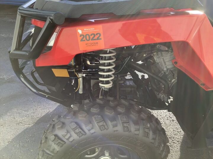 only 72 miles warn 2500lb winch front and rear arctic cat big bumpers mirrors