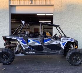 2017 Polaris RZR XP 4 1000 EPS White Lightning With Reflex Blue For ...