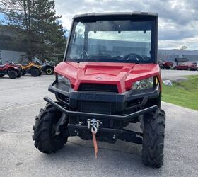 only 85 miles polaris 3500lb winch with synthetic rope roof windshield rear