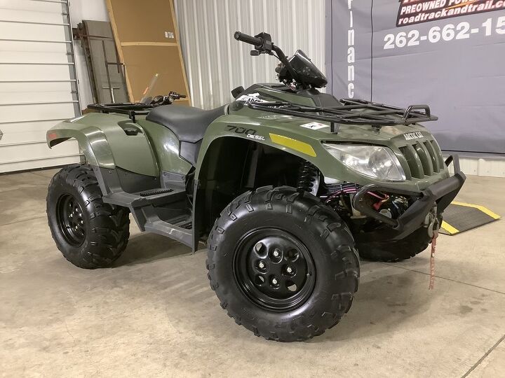 only 627 miles arctic cat winch speed rack long wheel base 4x4 automatic