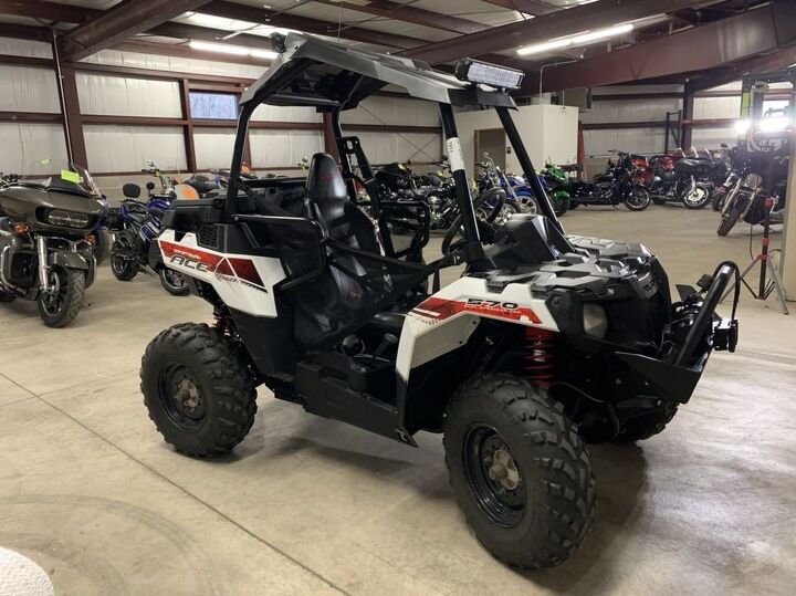 low miles big bumper 2500lb winch roof front led lightbar polaris rear