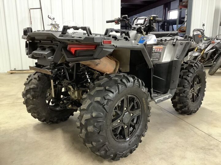 power steering polaris 3500lb winch led lightbar automatic 4x4 fuel injected