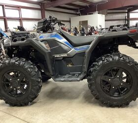 power steering polaris 3500lb winch led lightbar automatic 4x4 fuel injected