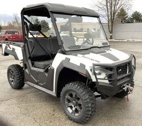 new this one has the factory installed adventure kit on it power steering 4500