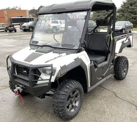 new this one has the factory installed adventure kit on it power steering 4500